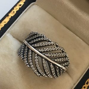 Pandora Light as a Feather Ring - Sterling Silver